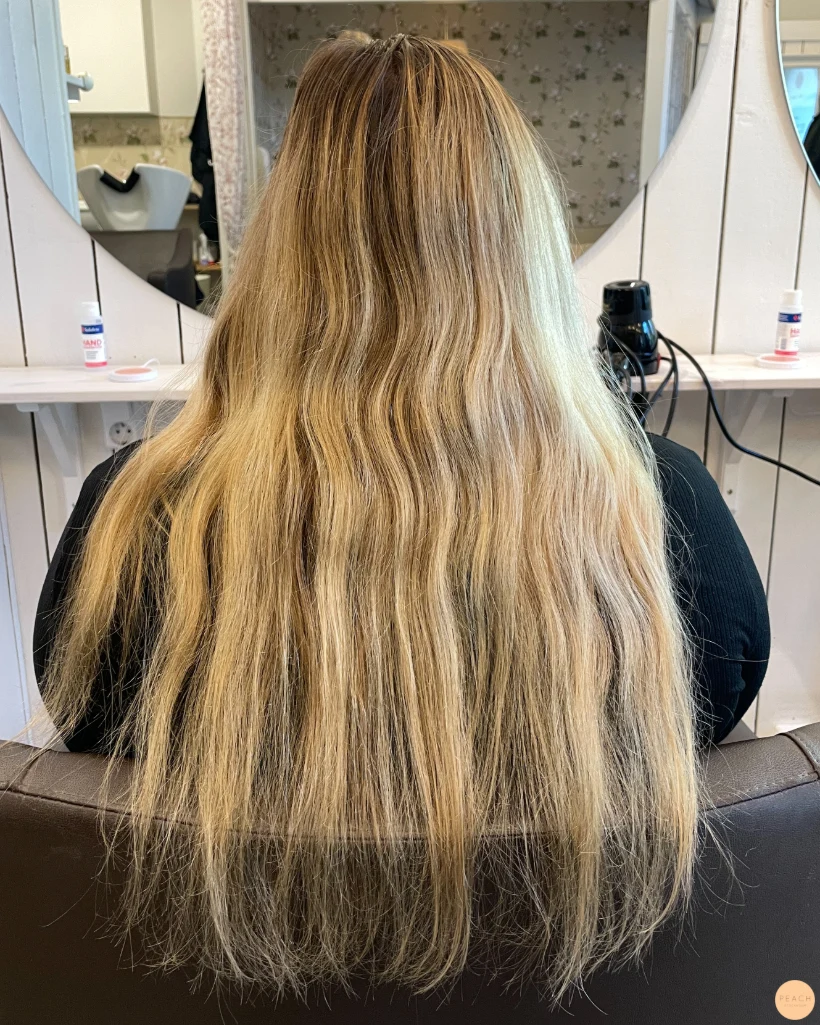 Soft balayage med glossing