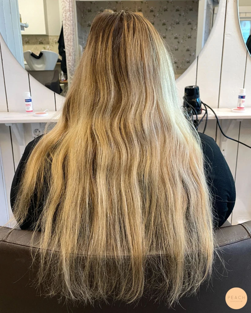 Soft balayage med glossing