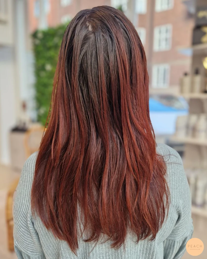 ❤️💜 Red violet hair color