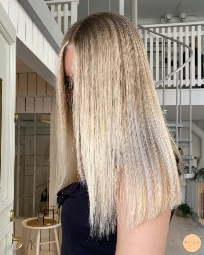 Cool blonde – salongsresultat av Josefine Eklund, 15 juni 2023