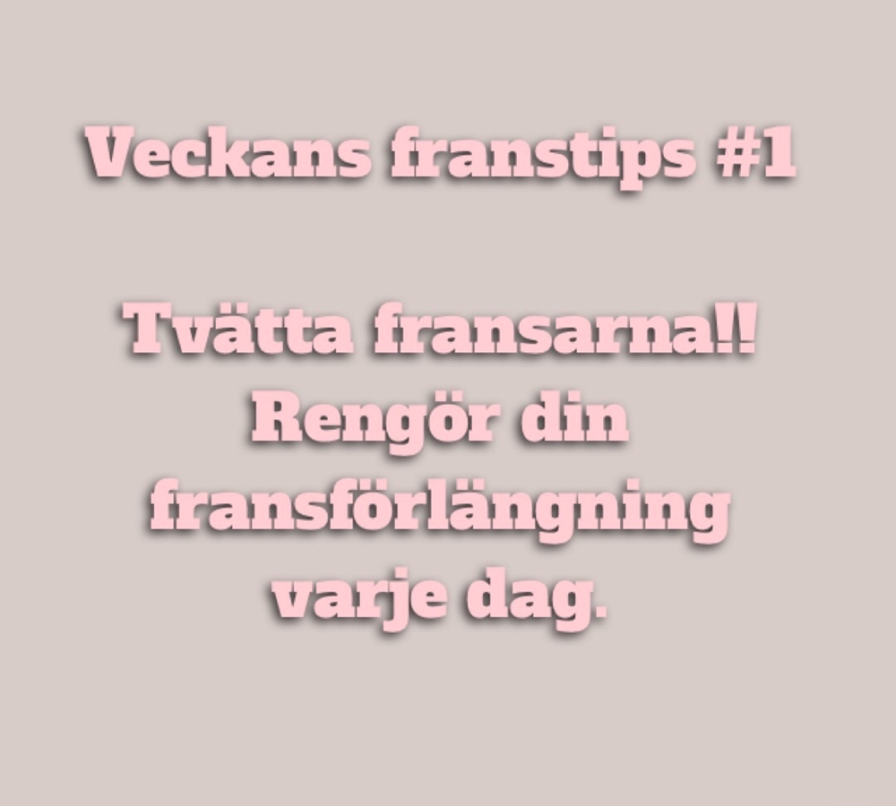 Veckans franstips