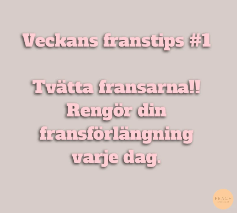 Veckans franstips