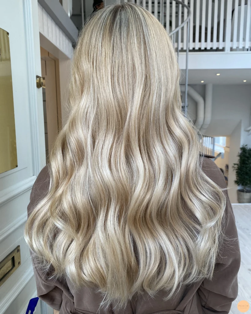 Shiny blonde