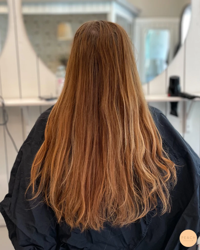 Koppar hårfärg – salongsresultat av Javiera Hernandez, 22 maj 2023