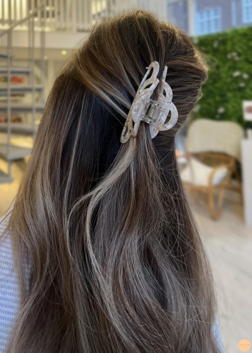 Brun balayage nougat