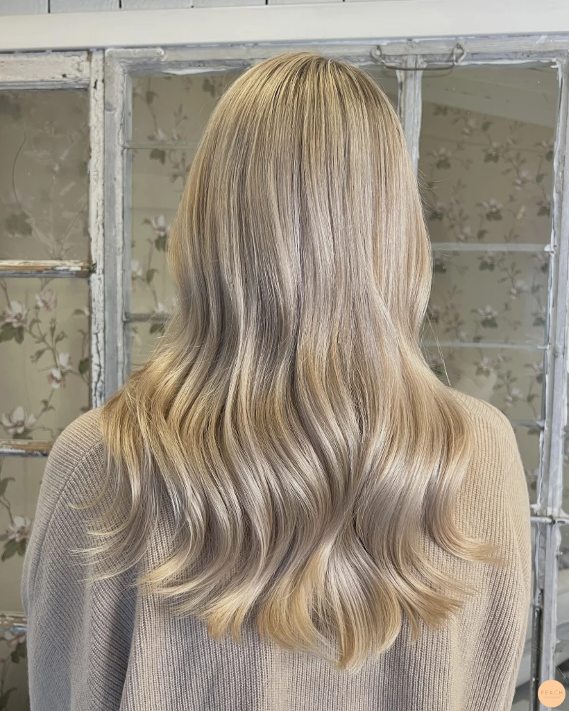 Pearl blonde hair