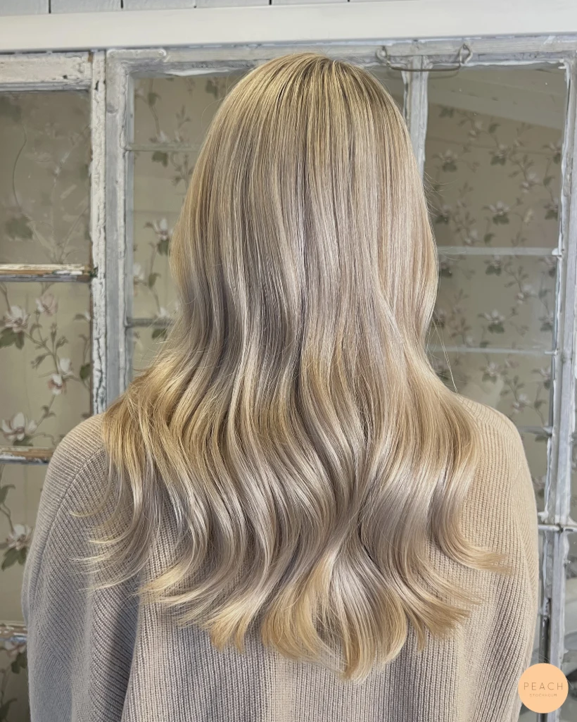 Pearl blonde hair