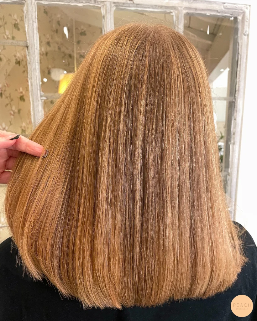 Copper blonde balayage