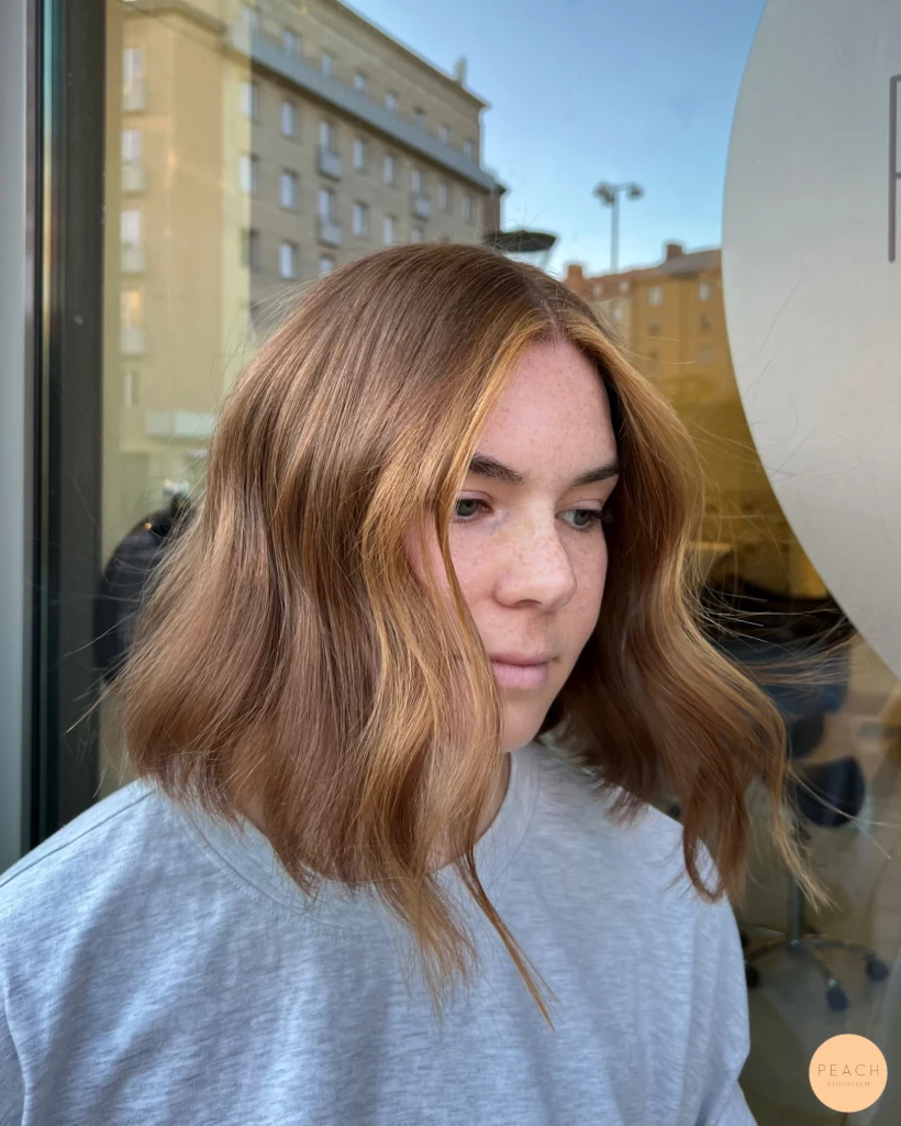 Golden moneypiece on red hair⚡️💛