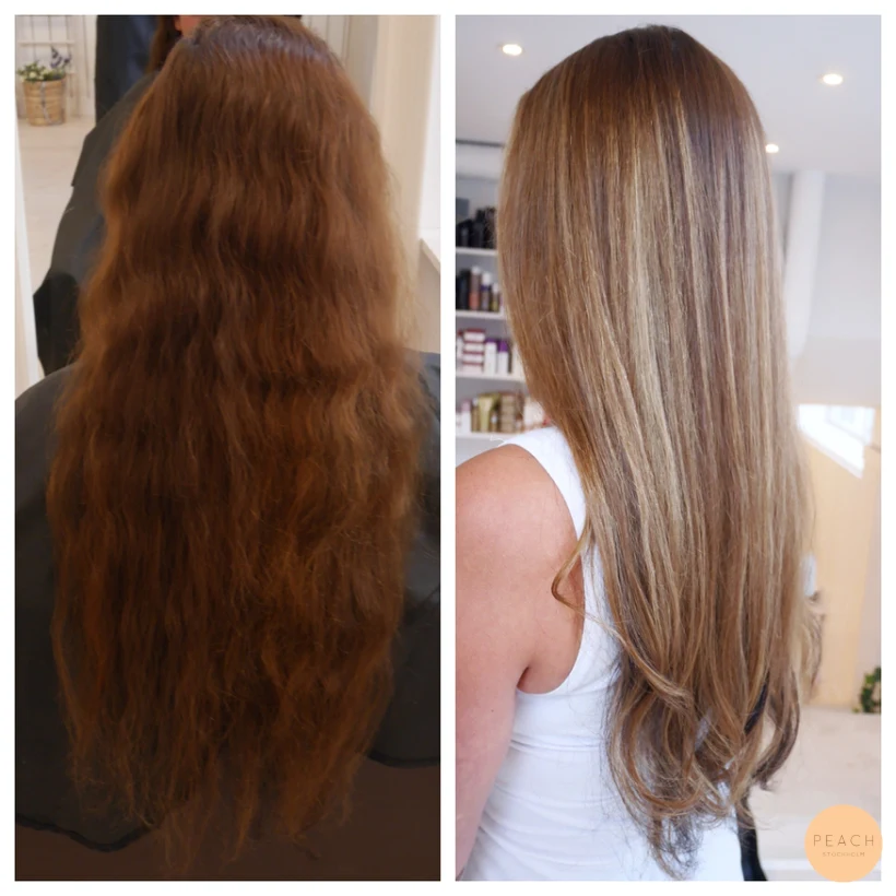 Balayage med olaplex
