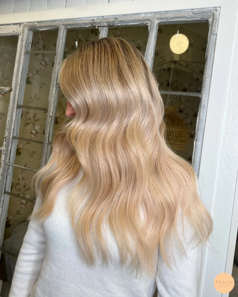 Blonde highlights and extensions 🌟✨