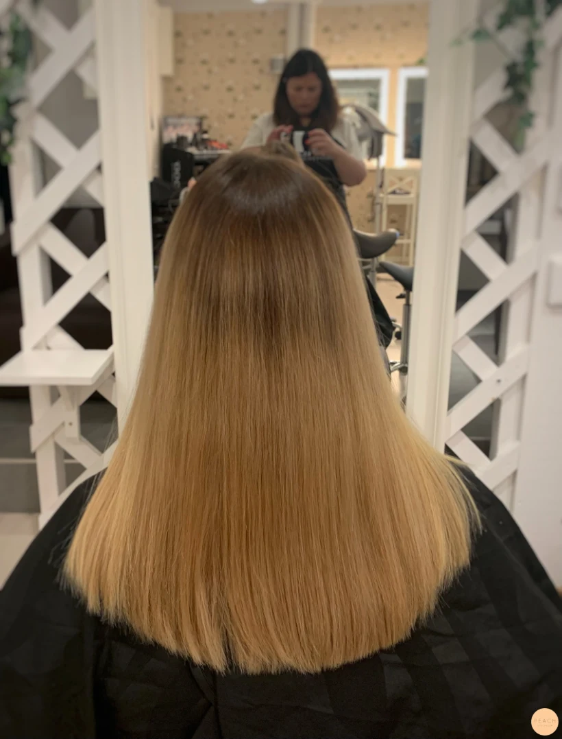 Kalla blonda balayage slingor