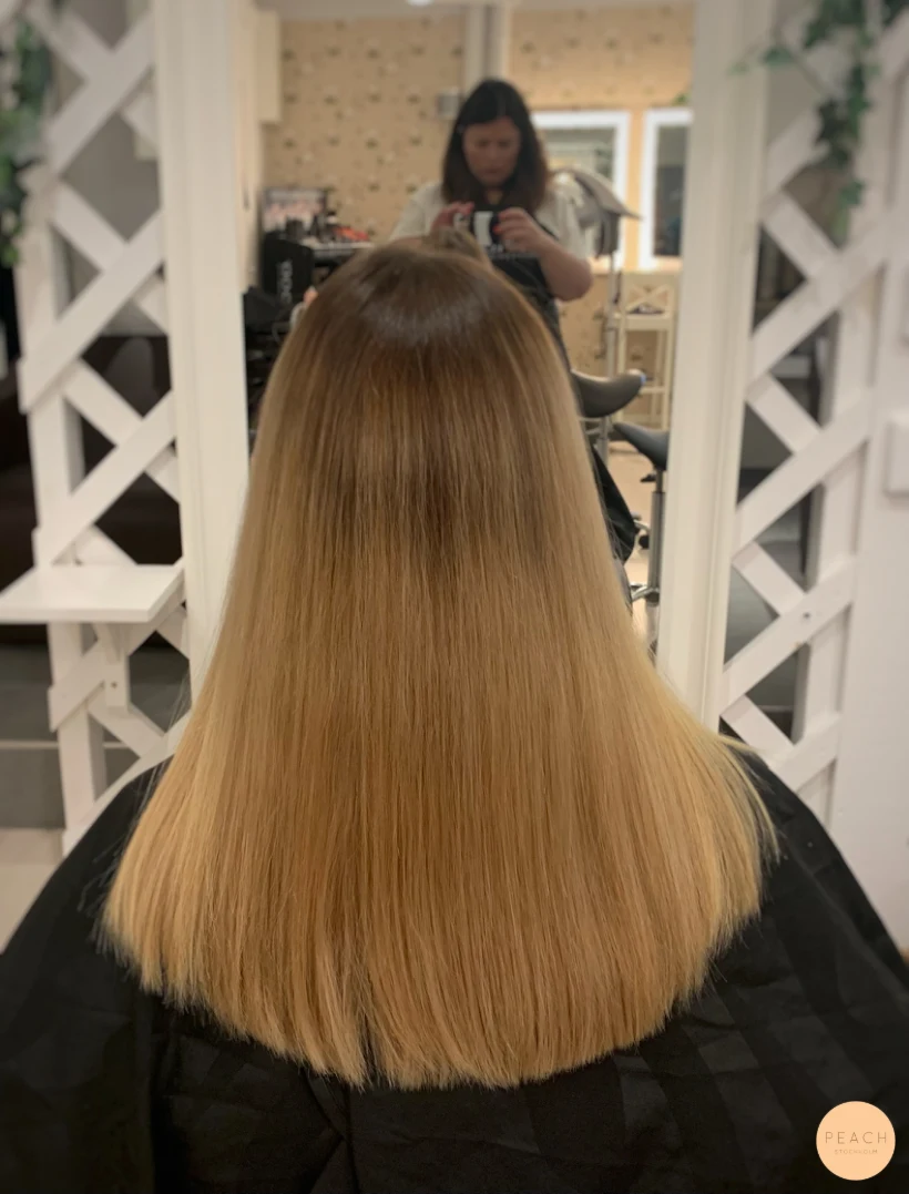 Kalla blonda balayage slingor