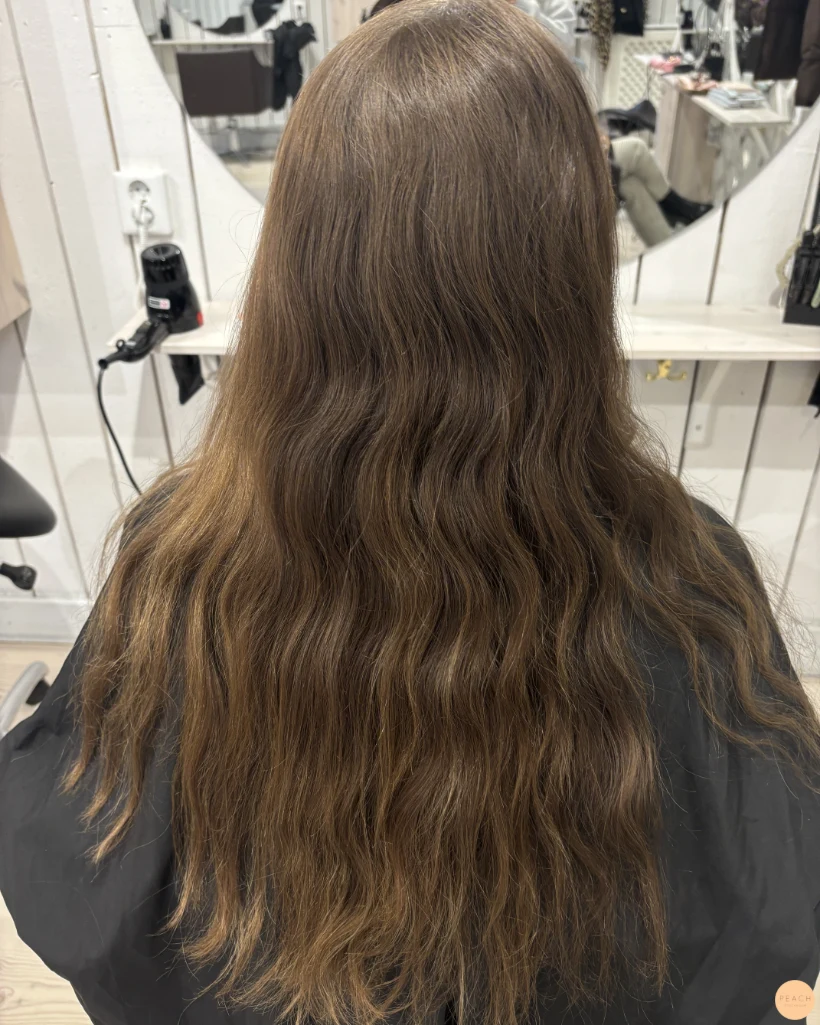 Balayage mörkt hår