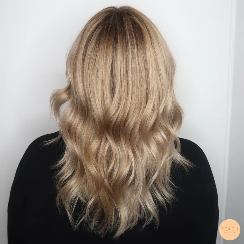 Kallare blond hårfärg