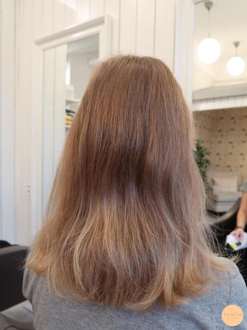 Balayage blond varm kall