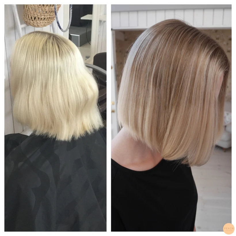 Från platinablond till naturlig blond