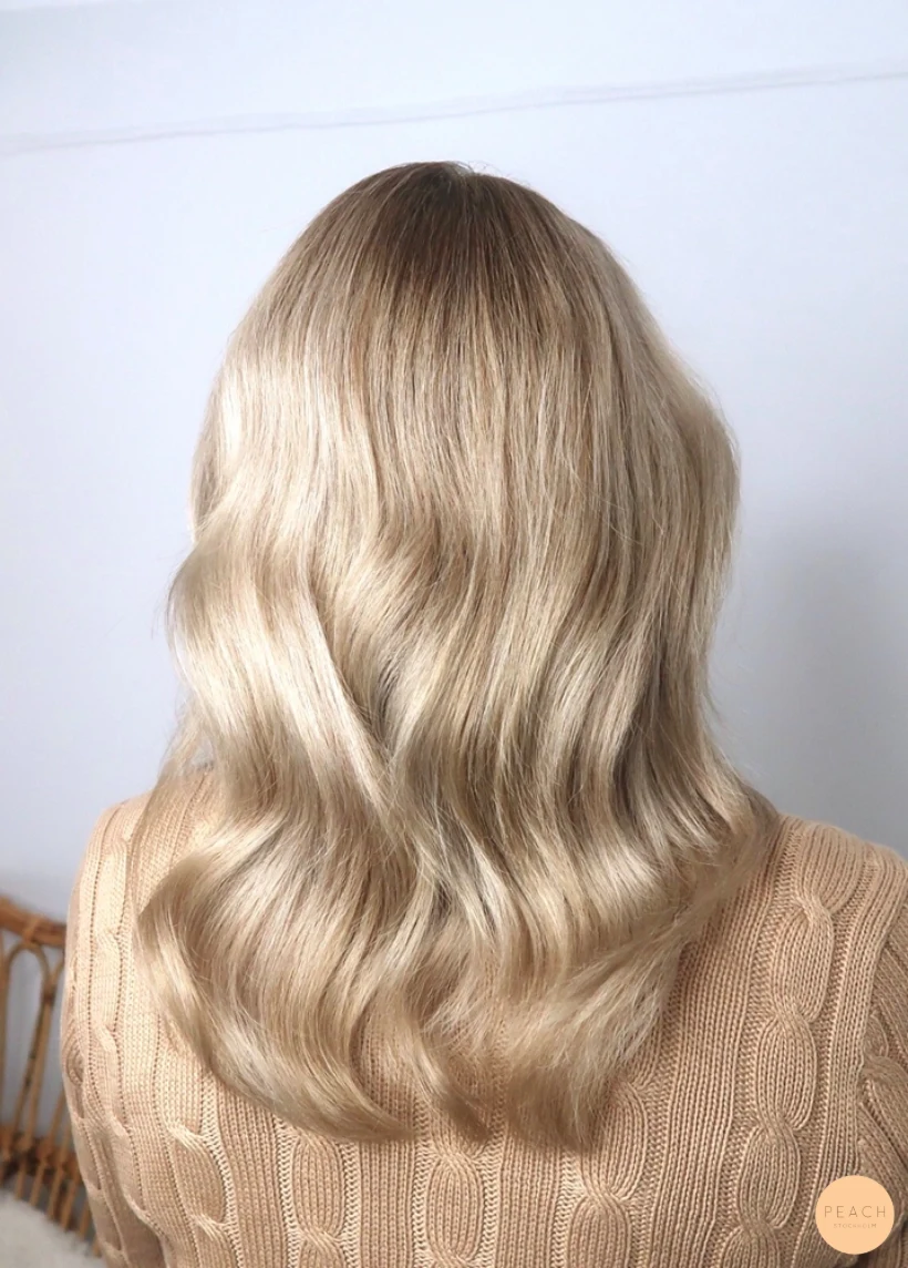 Balayage blond kall