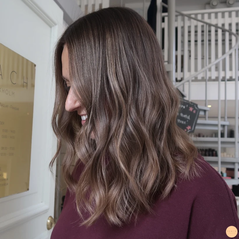 Karamellbrun balayage
