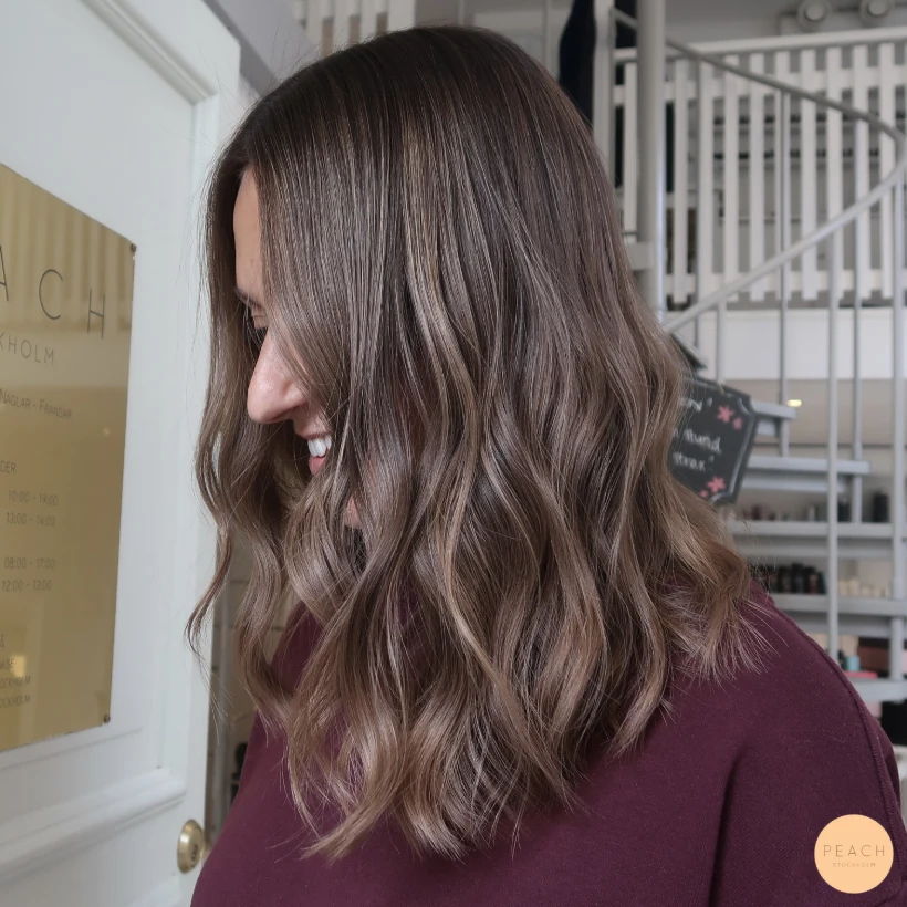 Karamellbrun balayage