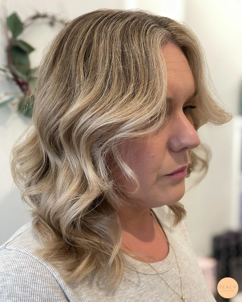 Creamy beige blond balayage ✨🍦