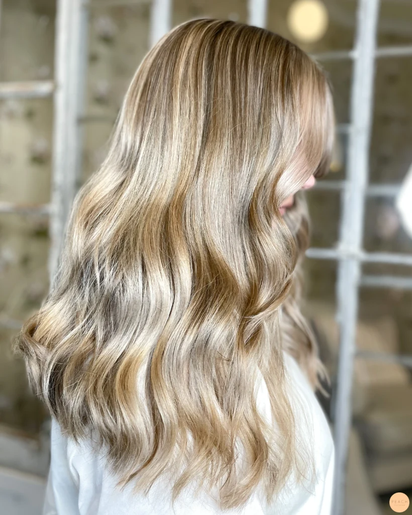 Sand beige hårfärg
