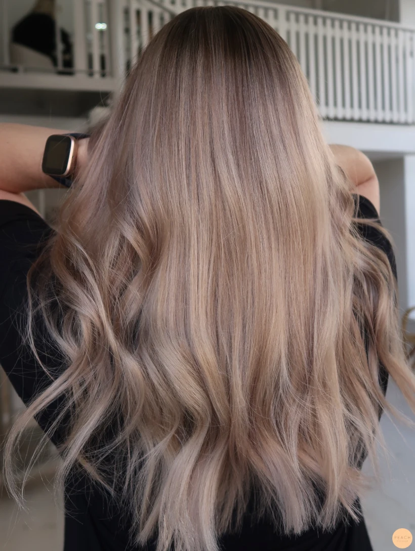 Beige blond hårfärg