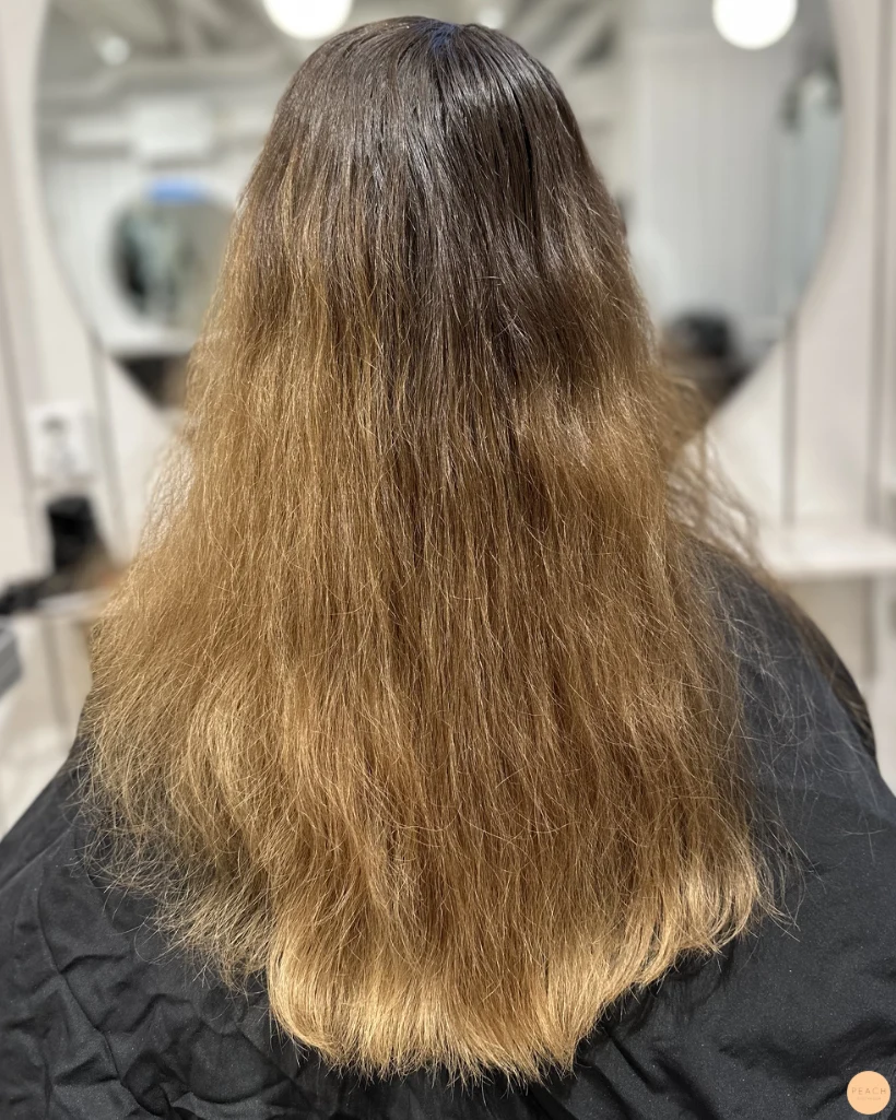 Mustig kall brun hårfärg