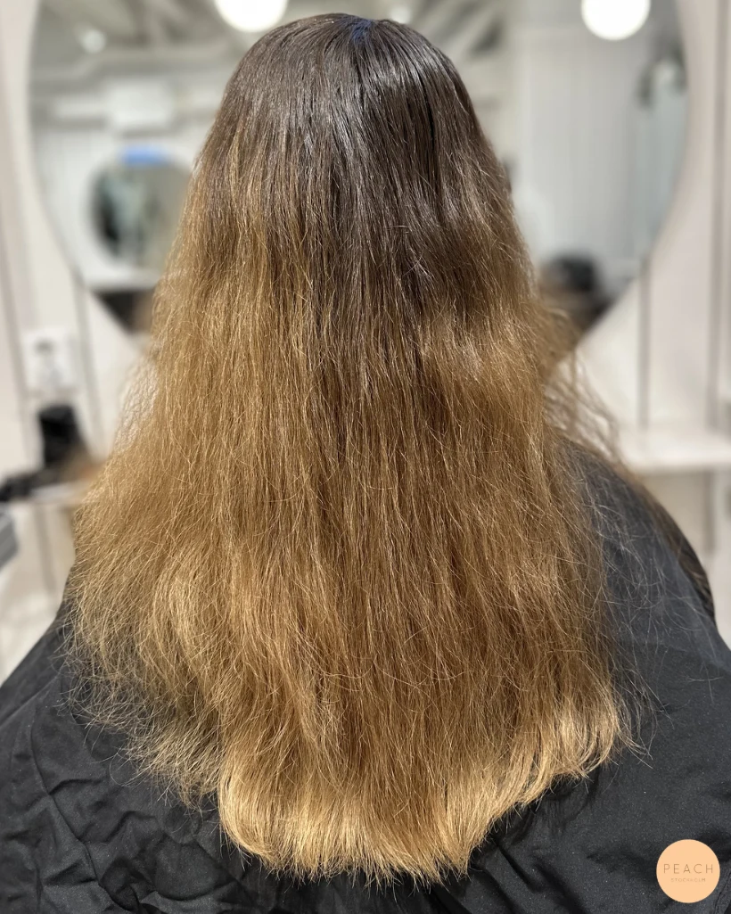 Mustig kall brun hårfärg