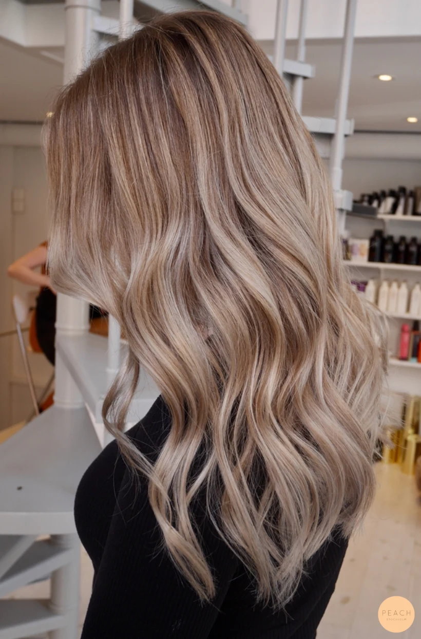 Balayage hår – salongsresultat av Julia Hemlén, 25 april 2018
