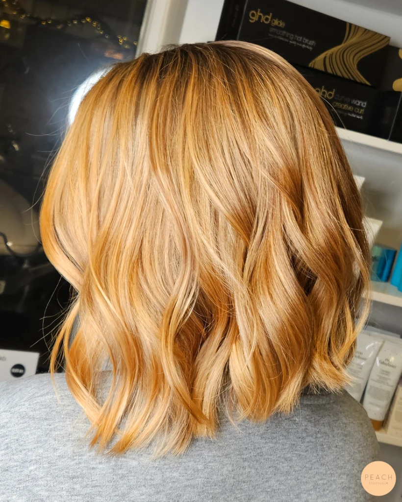 Copper winter hair