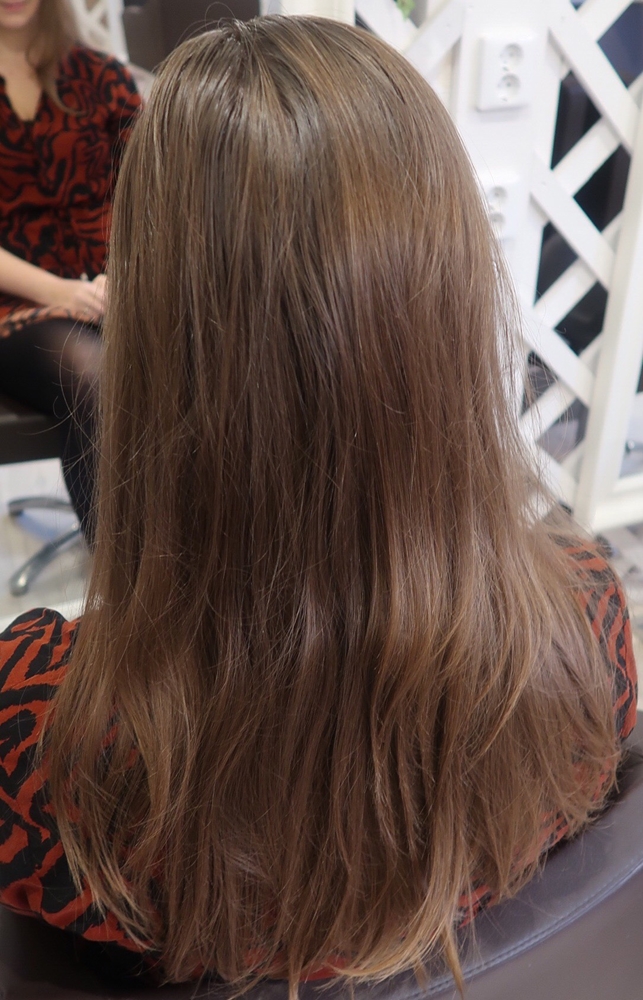 Balayage varm blond