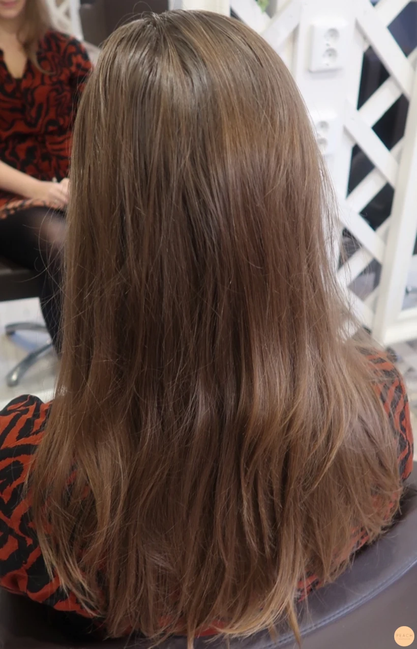 Balayage varm blond