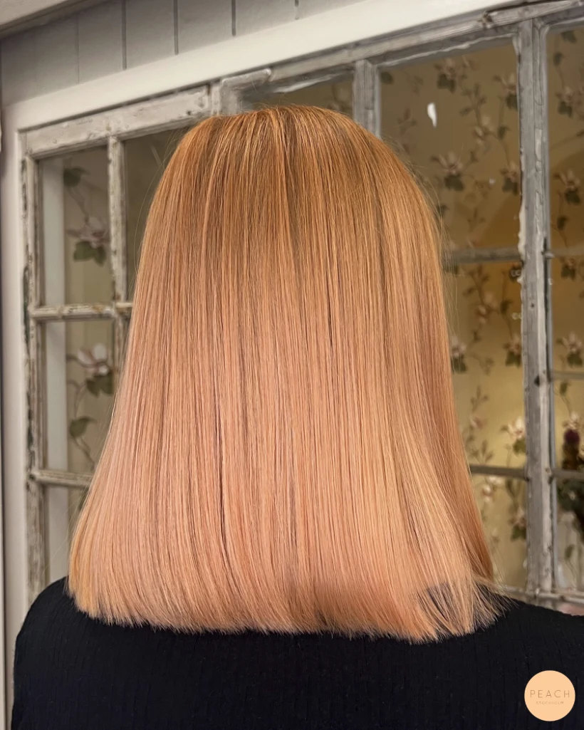 Peachy hair 🍑