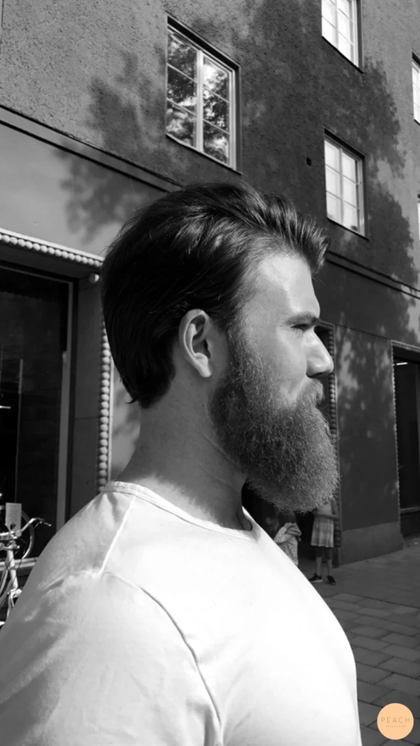 Från manbun till kort - Och klippning av skägg