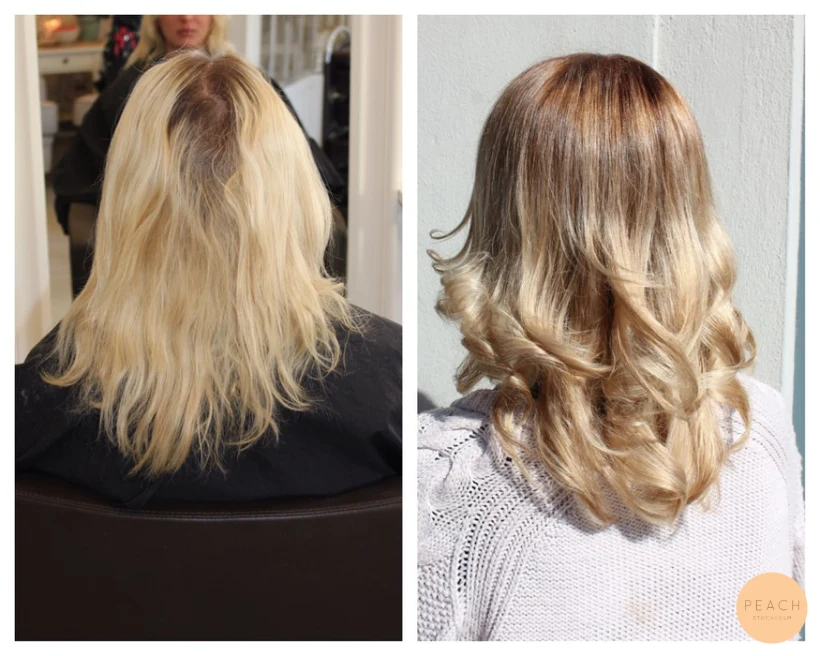 Mjukt blond sombre