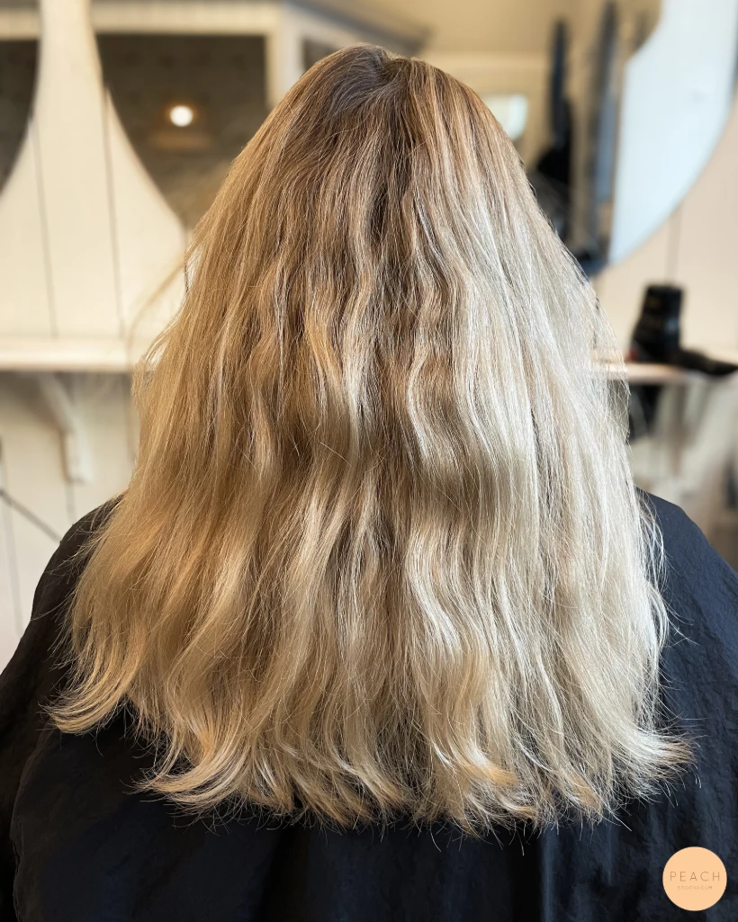 Blonde silky hair 🌟🫶🏼