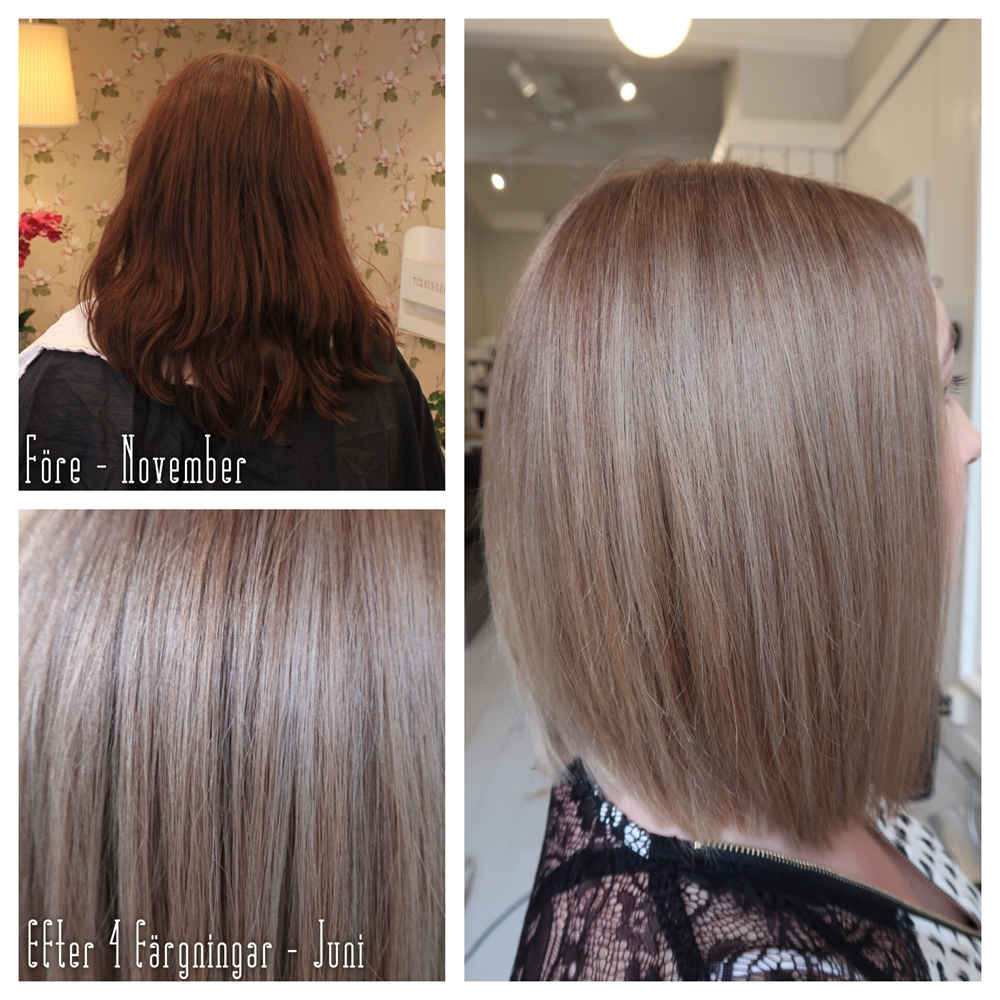 Makeover från mörkbrun till kall mörkblond hårfärg - Att tänka på vid uppljusning av mörkt hår