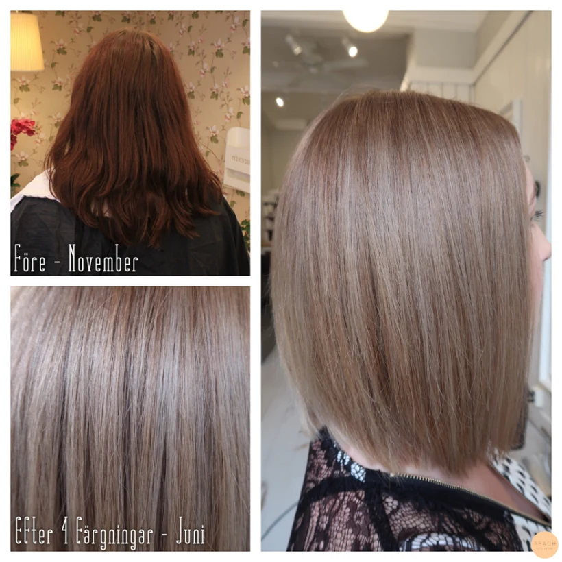 Makeover från mörkbrun till kall mörkblond hårfärg - Att tänka på vid uppljusning av mörkt hår
