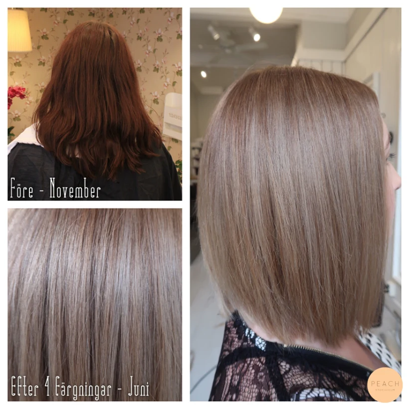 Makeover från mörkbrun till kall mörkblond hårfärg - Att tänka på vid uppljusning av mörkt hår