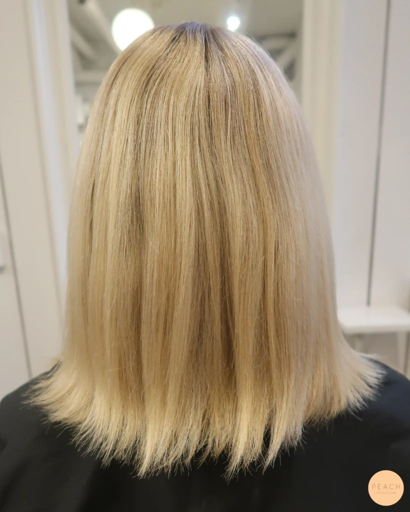 Soft strawberry blonde