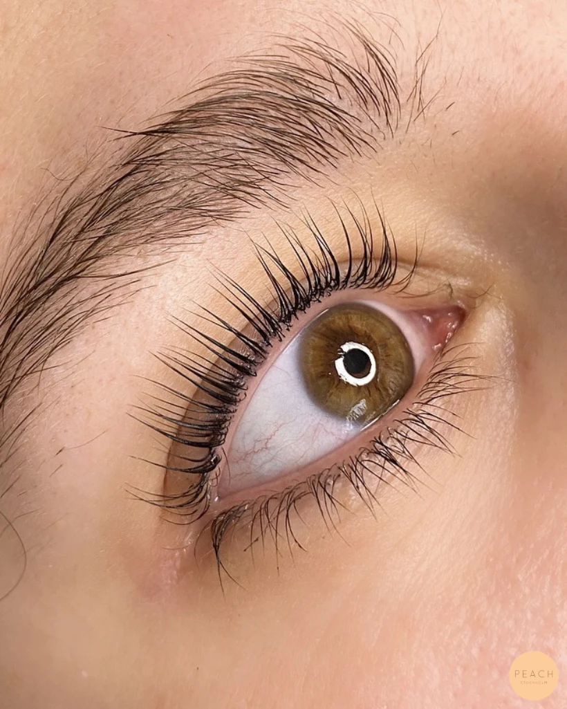 Yumi keratin lashlift – salongsresultat av Amanda Da Silva, 10 mars 2022