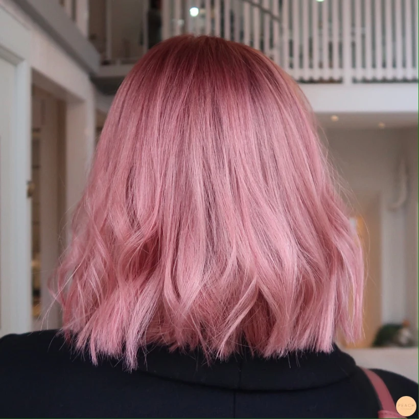 Vintage Blush Pink Blonde