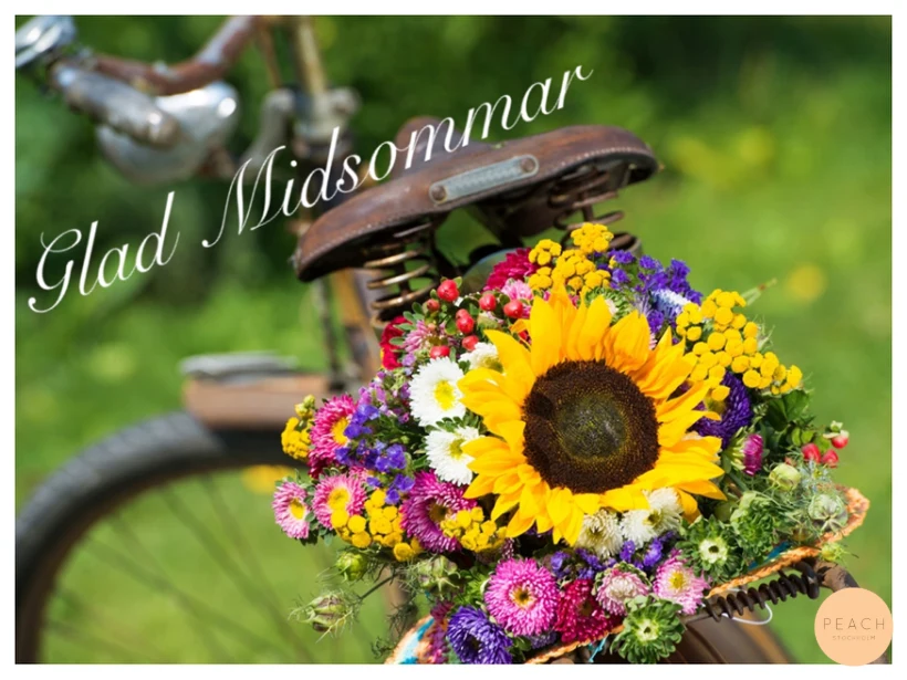 Glad midsommar önskar Peach Stockholm