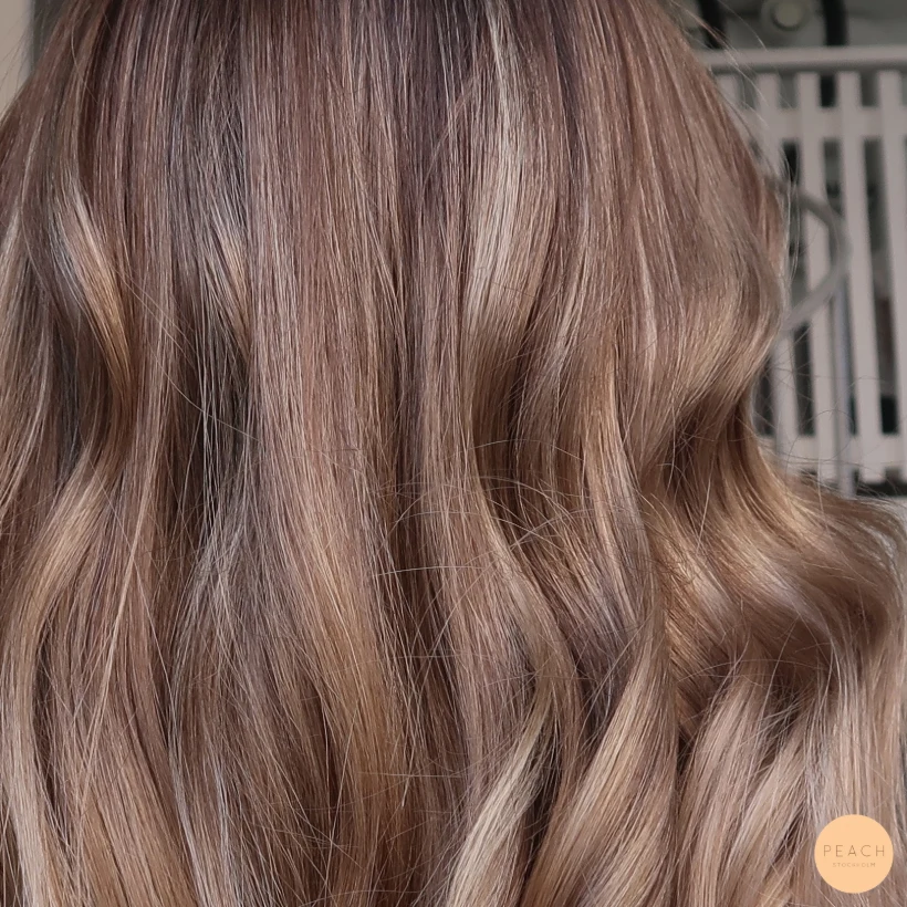 Brun balayage caramel – salongsresultat av Felicia Mankinen, 6 maj 2020
