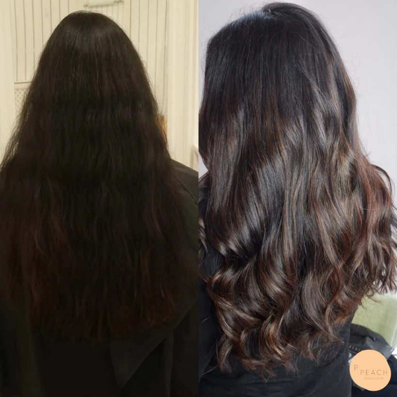 Från mörk hemmafärgad till mustig brun
