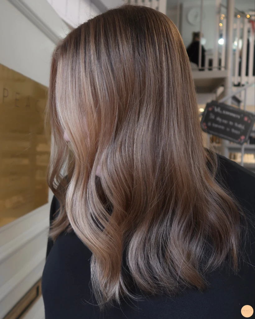 Caramel Bronde hair