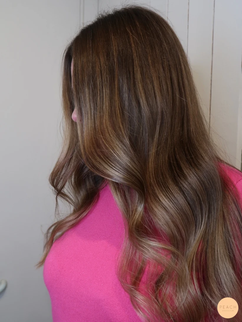 Balayage slingor stockholm, naturliga slingor