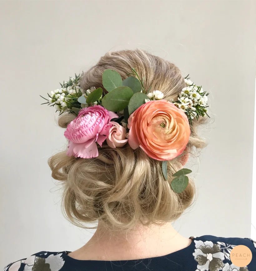 Uppsättning med blommor – salongsresultat av Amanda Da Silva, 30 april 2018