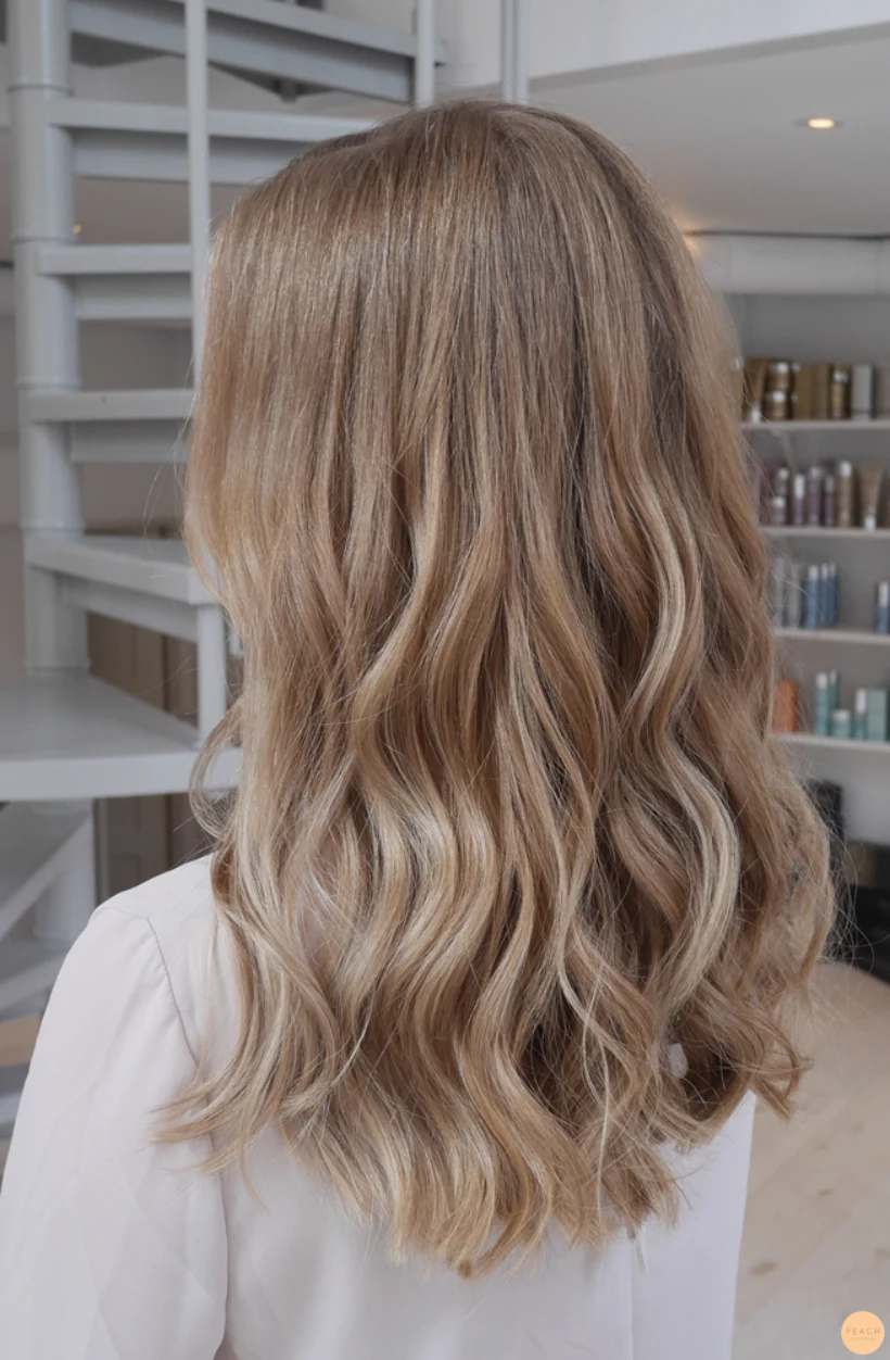 Från ljusblond till mörkblond med skiftningar